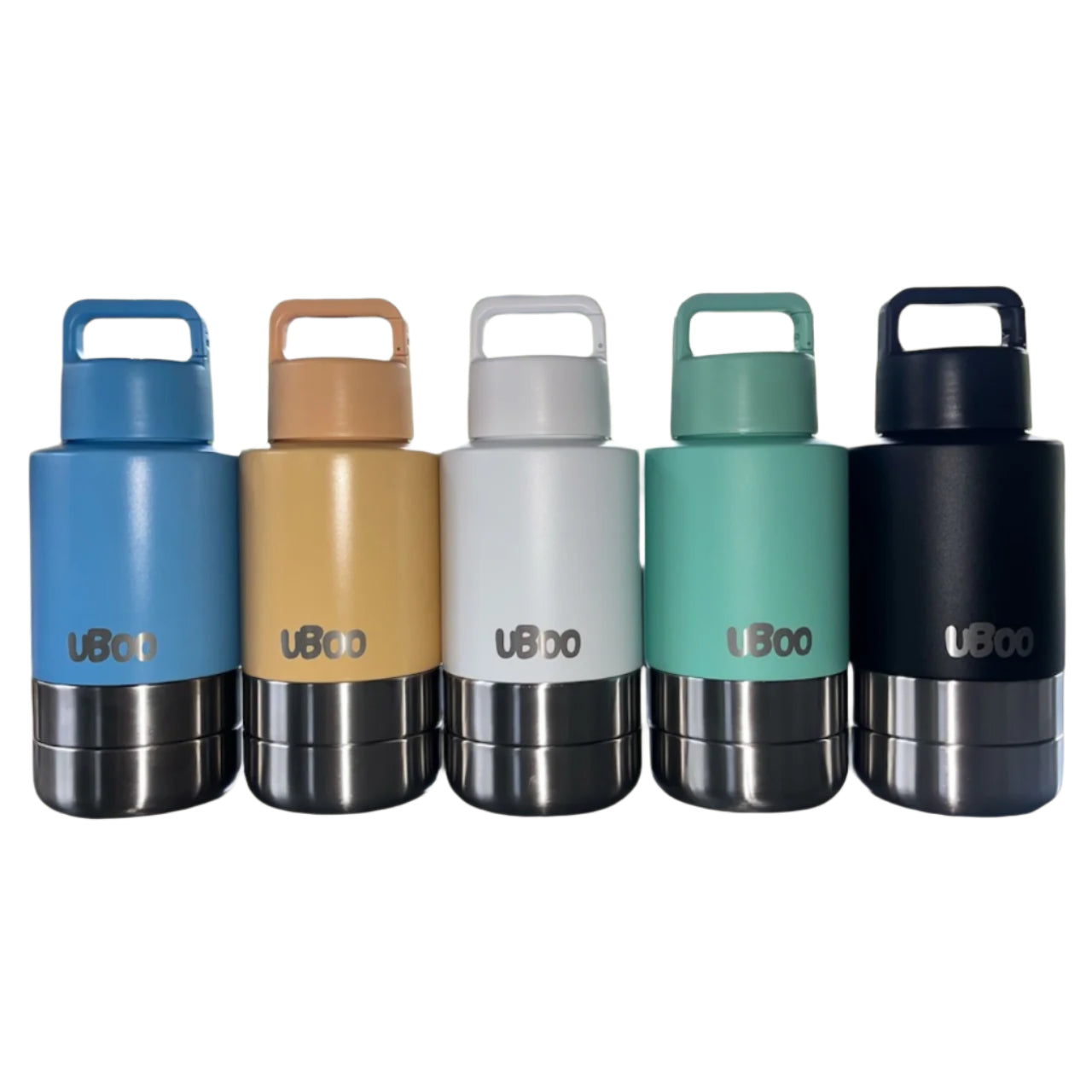 Uboo Insulated Dog Water Bottle with Food bowl