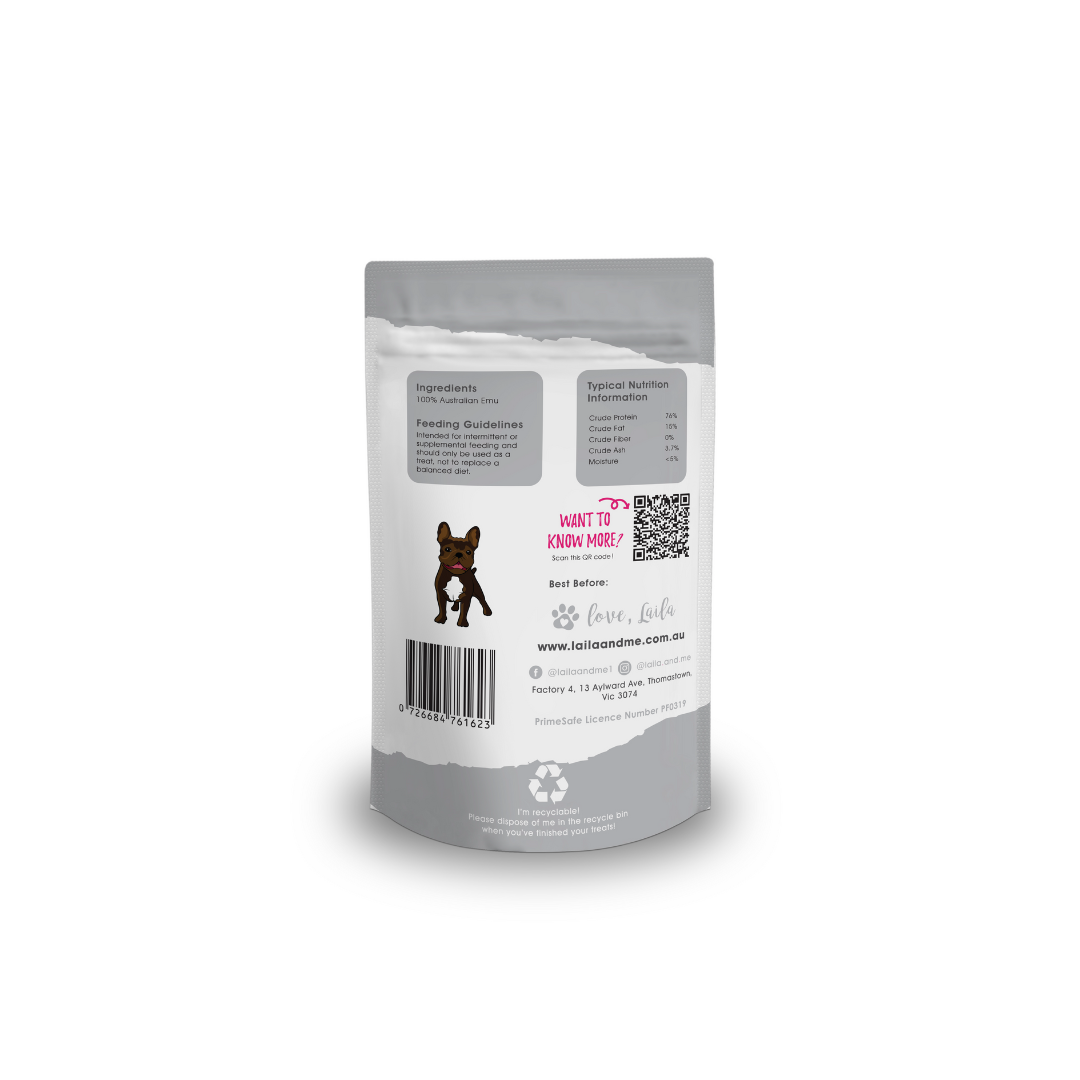 Freeze Dried Emu Dog Treats